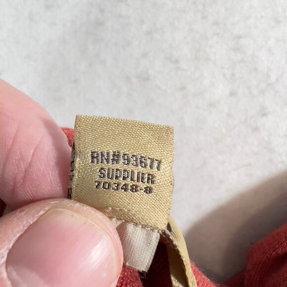 Foundry Supply Co V Neck Sweater Men 4XLT TALL Pullover Burnt Orange Biz Casual - Picture 9 of 10